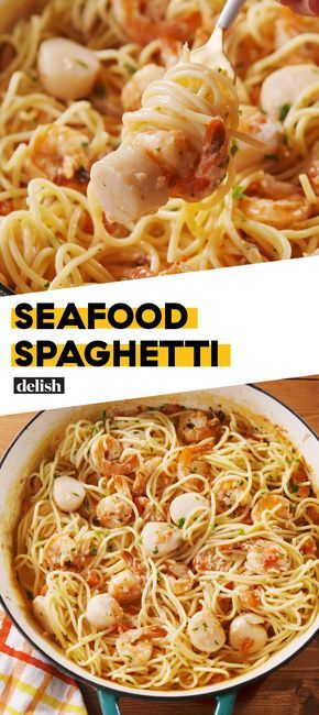 Seafood Spaghetti, Seafood Pasta Recipes, Easy Seafood, Easy Seafood Recipes, Shrimp Dishes, Seafood Pasta, Seafood Dinner, Spaghetti Recipes, Seafood Dishes