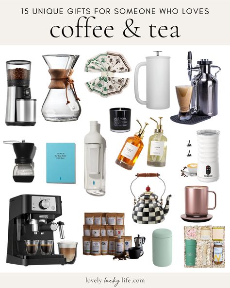 If you love a coffee lover and need a great gift, this list has some perfect coffee gift ideas for alllll types of java fans! Upgrading their daily coffee essentials is always appreciated but there are some coffee accessories here you might not have thought to gift a coffee lover, so keep scrolling for my gifts coffee lover list of essentials! #mothersday #coffee #tea #giftideas Coffee Bar Essentials List, Coffee Gift Ideas, Coffee Essentials, Coffee Kit, Blue Bottle Coffee, Pour Over Coffee Maker, Amazon Purchases, Princess Gifts, Cold Brew Coffee Maker