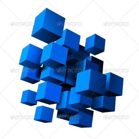 3d Cube, Stephen Curry, Design Art, Concept Art, Composition, Blue And White, Models, Red, Blue