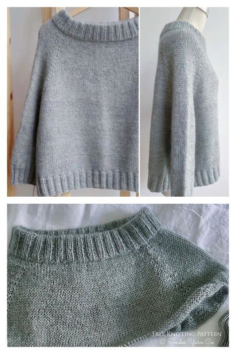 Easy Sunday Morning Pullover Sweater Free Knitting Pattern - Knitting Pattern Sideways Sweater Knitting Pattern, Knitted Sweater Free Patterns For Women, Mock Neck Knit Sweater Pattern Free, 4ply Knitting Patterns, Womens Sweater Knitting Patterns Free, Knitted Top Down Sweater Patterns, Boat Neck Sweater Knitting Pattern, Boatneck Sweater Knitting Pattern Free, Slip Over Knitting Pattern