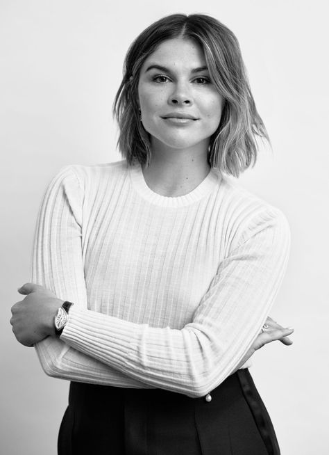 Emily Weiss on Building Glossier and What’s Next for the Brand Tiktok Comments, Emily Weiss, Boy Brow, Pulled Back Hairstyles, Shiny Skin, Hair Pulling, Sheer Shirt, Beauty Brand, Fashion Magazine