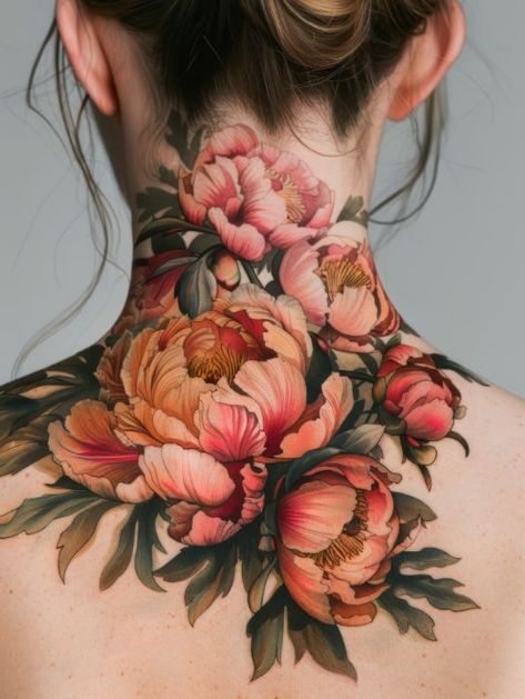 Beautiful watercolour peonies tattoo - Bilge Paksoylu Watercolour Flower Tattoo, Tattoo Watercolour, Watercolour Peony, Tattoo Dream, Flower Tat, Peony Tattoo, Dynamic Painting, Watercolour Flower, Poster Girl