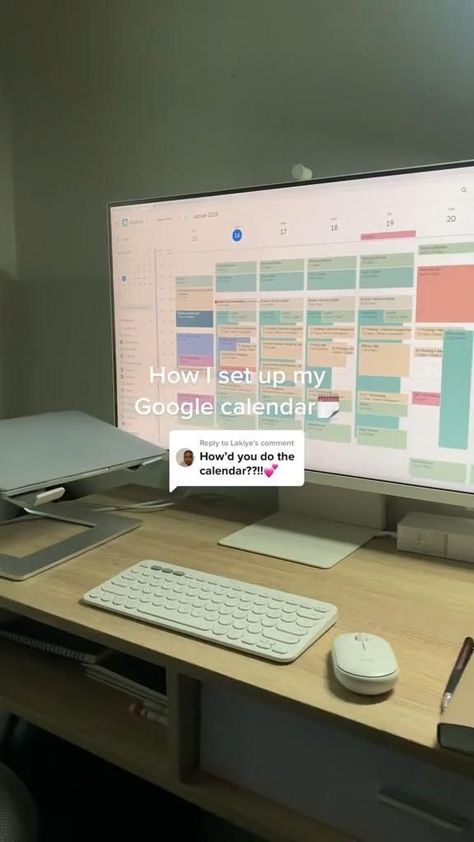 Boost productivity with expert Google Calendar setup tips and tricks for maximum efficiency and organization. Google Agenda, Studera Motivation, Student Life Hacks, School Organization Notes, Calendar Organization, Digital Organization, Google Calendar, School Study Tips, Study Motivation Inspiration