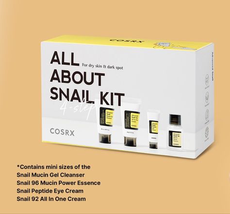 Cosrx Snail Mucin Moisturizer, Cream For Dry Skin, Korean Skincare Routine, Repair Cream, Gel Cleanser, Gel Cream, Skincare Set, Eye Cream, Korean Skincare