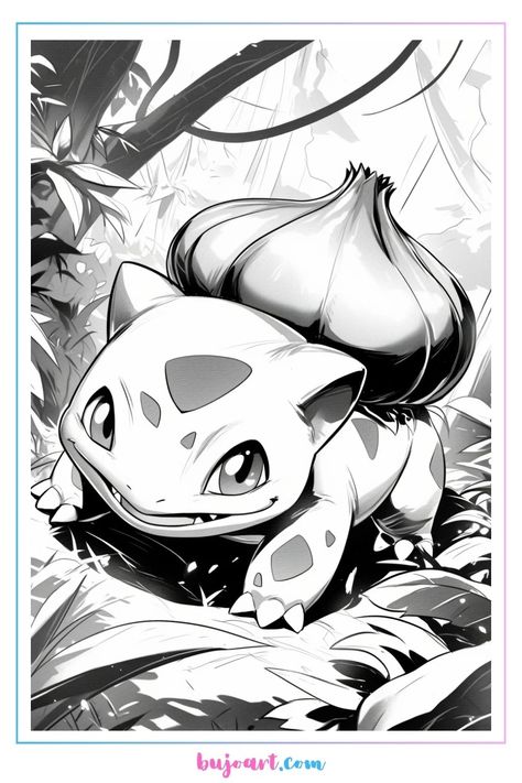 bulbasaur coloring pages – BUJO ART Pokemon Pop Art, Bulbasaur Drawing, Bulbasaur Tattoo, Bulbasaur Art, Bulbasaur Evolution, Bujo Art, Starter Pokemon, Alucard Mobile Legends, Pokemon Bulbasaur