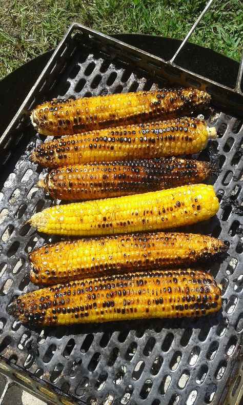 Grilled Corn On The Cob, Corn On The Cob, Summer Barbecue, Grilled Corn, On The Grill, Butter Recipe, Side Dish, Corn, Butter