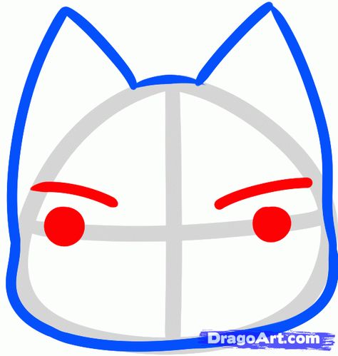 How To Draw Toro Inoue, Toro Inoue Drawing, Toro The Cat, Toro Drawing, Sony Cat, Toro Cat, Cat Step By Step, Iphone Wallpaper Cat, Toro Inoue