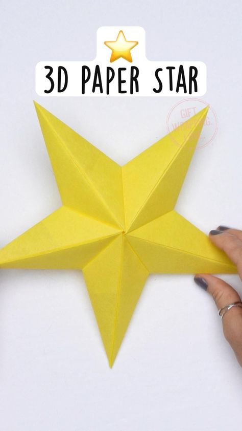 Festive Paper Stars: How to Make Your Own Holiday Decor Star Crafts For Kids, Cards For Scrapbook, Star Crafts, Cards Ideas Handmade, 3d Paper Star, Origami Projects, Christmas Crafts Diy Projects, Tutorial Origami, Amazon Giveaway