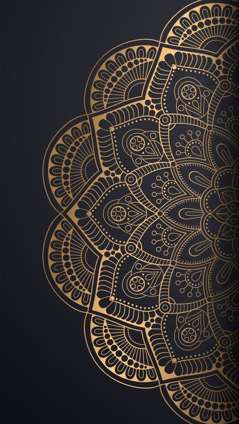 Black And Gold Background Wallpapers, Gold Background Wallpapers, Iphone Wallpaper Mandala, Black And Gold Mandala, Gold Wallpaper Living Room, Gold Wallpaper Bedroom, Black And Gold Wallpaper, Red And Gold Wallpaper, Black And Gold Background