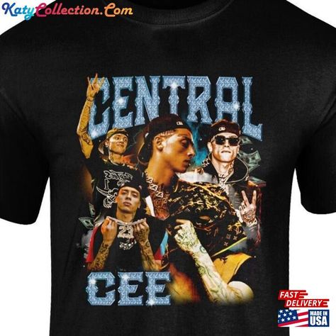 Central Cee 90'S Montage Tee Music Artist Celebrity T-Shirt Fan Shirt Unisex Sweatshirt Check more at https://katycollection.com/product/central-cee-90-s-montage-tee-music-artist-celebrity-t-shirt-fan-shirt-unisex-sweatshirt/ Bootleg Design, Tshirt Prints, Rapper Shirts, Central Cee, Design Moodboard, Design Board, Music Artist, Cool Graphic Tees, Fan Shirts