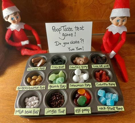 Elves Arriving Ideas, Elf Return Ideas With Gift, Elf On Shelf Kids Misbehaving, Donate Toys Elf On The Shelf, Hidden Candy Canes Elf, Elf On The Shelf Ideas Using Hershey Kisses, Elf Ideas With Baby Elves, Easy Elf On The Shelf Marshmallows, Elf On The Shelf With Wrapping Paper