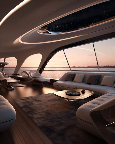 Private Yacht Luxury, Luxury Yacht Aesthetic, Cruise Interior, Yacht Aesthetic, Christmas Tree Train, Luxury Yacht Interior, Dreamscape Architecture, Yacht Interior Design, Nami Island