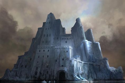 Ice Fortress, Glass Throne, Fantasy Castles, Fantasy Backgrounds, Fantasy Settings, Composition Board, Fantasy Architecture, Fantasy Realm, Forgotten Realms