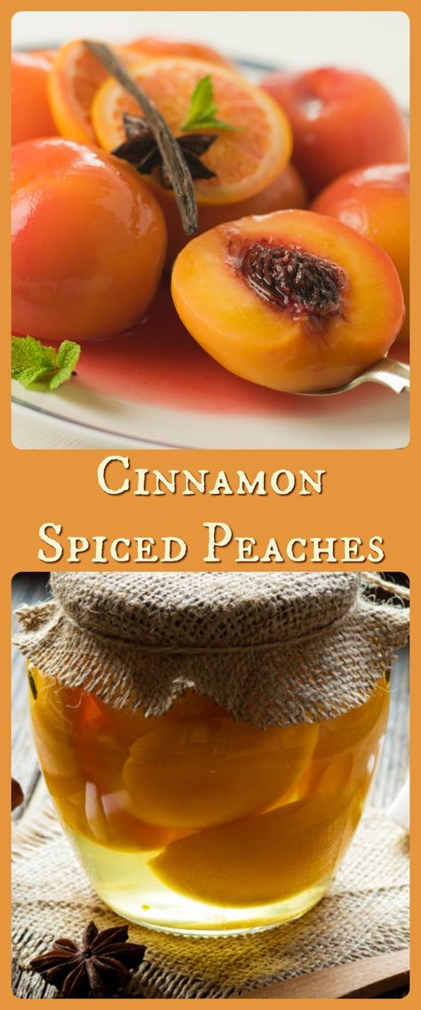 Spiced Peaches Canning Recipe, Spiced Peaches Recipe, Celebration Meals, Can Peaches Recipes, Pickled Peaches, Spiced Peaches, Canning Peaches, Pressure Canning Recipes, Food Preserving