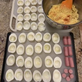 Deviled Eggs Baby Shower Ideas, Devilled Eggs, Eggs For Baby, Gluten Free Egg Free, Deviled Eggs Recipe, Shower Food, Baby Shower Food, Event Ideas, Deviled Eggs