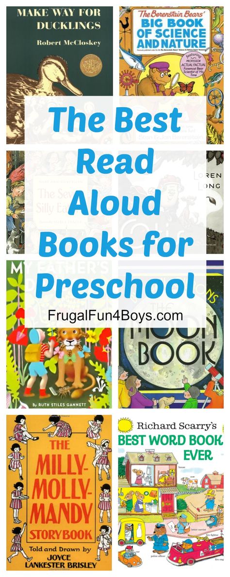 The Best Read-Aloud Books for Preschool Books For Preschool, Teach Vocabulary, Books For Preschoolers, Science Concepts, Simple Science, Preschool Reading, Homeschool Books, Read Aloud Books, Best Children Books