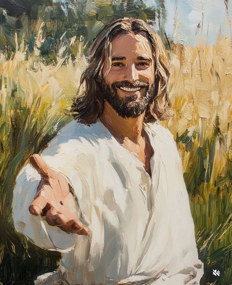 Jesus Rising From The Tomb, Jesus Painting Ideas, Jesus Photos Beautiful, Landscapes To Paint, Paintings Of Jesus, Jesus Sketch, Jesus Laughing, Images Of Jesus, Jesus Smiling