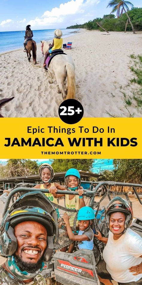 Is Jamaica on your bucket list? If you are starting to plan your dream vacation to Jamaica, you'll need to check out this travel guide! Here are over 25 things to do in Jamaica with or without kids! Jamaica is a Caribbean island with a chill vibe surrounded by lush jungles and white sand beaches. The ultimate island getaway escape. On this list, you can go on a wildlife safari, hike in the rainforest, explore caves, and more! An epic family adventure itinerary to Jamaica! Jamaica Excursions, Things To Do In Jamaica, Visit Jamaica, Jamaica Vacation, Vacation Itinerary, Jamaica Travel, Caribbean Island, Wildlife Safari, The Rainforest