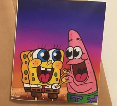 Bff Painting Ideas On Canvas, Bestie Painting Ideas, Friend Painting Ideas, Cosmo Und Wanda, Friendship Paintings, Best Friend Canvas, Friendship Canvas, Couple Disney, Mini Toile