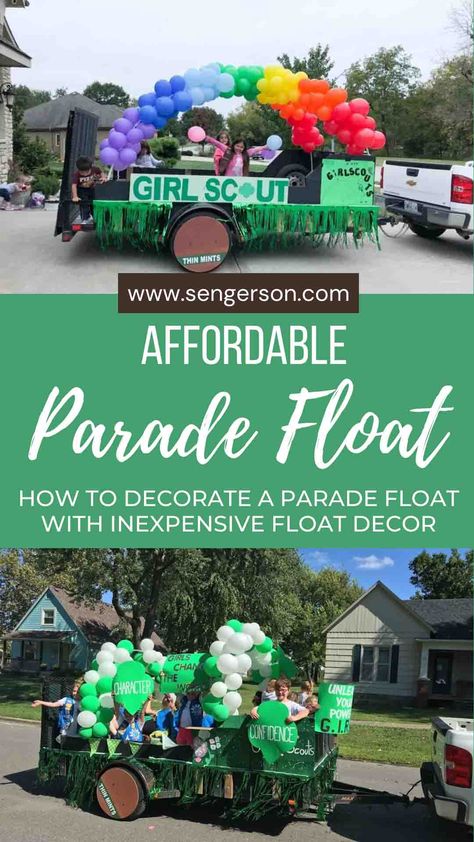 13 Awesome Tips for Inexpensive Parade Float Ideas - Ultimate DIY Guide 4h Parade Float, Easy Parade Float Ideas, Soccer Float Parade Ideas, Summer Themed Parade Floats, Hoco Parade Float Ideas, 4th Of July Parade Float Ideas, Float Decorations Parade Diy, Homecoming Float Ideas, Cheerleader Float For Parade