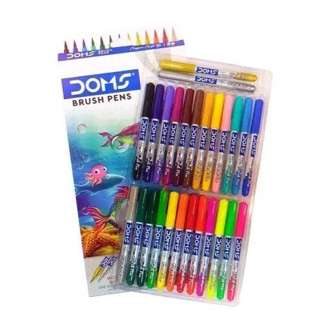 Doms brush pen 28 shades Buy link https://www.vishalkitabghar.in Pen Drawing Ideas, Brush Pen Drawing, Sketch Pen, Brush Pens, Colored Pens, Brush Pen, Pen Drawing, Drawing Sketches, Sketch