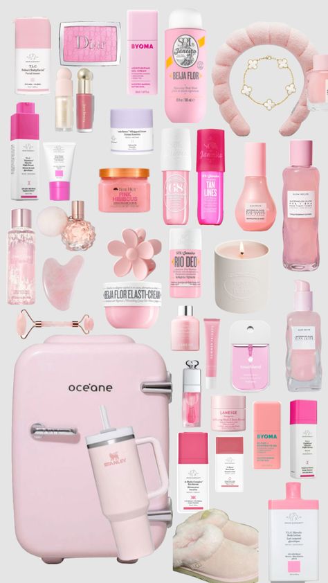 Pink skincare #preppy #beauty #skincareaesthetic #pinkskincare #makeup #skincareproducts #aesthetic Skincare Preppy, Pink Skincare, Preppy Makeup, Preppy Skincare, Aesthetic Shuffles, Sephora Skin Care, Skincare Inspiration, Pink Lifestyle, Shower Skin Care