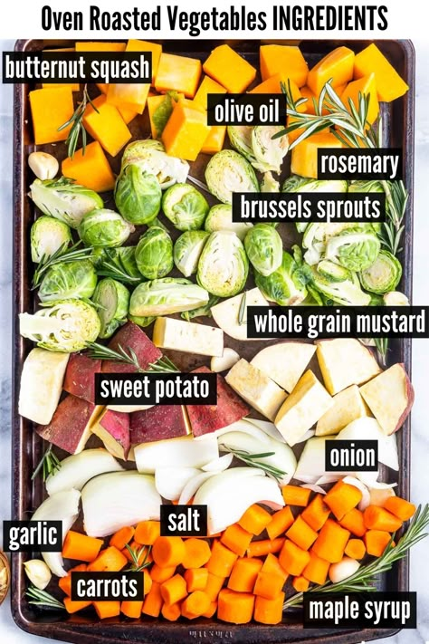 Culinary Medicine, Pan Veggies, Maple Mustard Sauce, Roasted Fall Vegetables, Roasted Veggies In Oven, Thanksgiving Vegetables, Lunch At Home, Refreshing Salads, Roasted Vegetables Oven