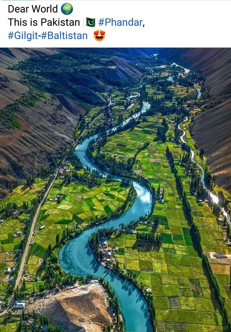 Afghanistan Landscape, Vacation List, Winding River, Dear World, Hunza Valley, Pakistan Travel, Gilgit Baltistan, Summer Vacations, 5 Hours