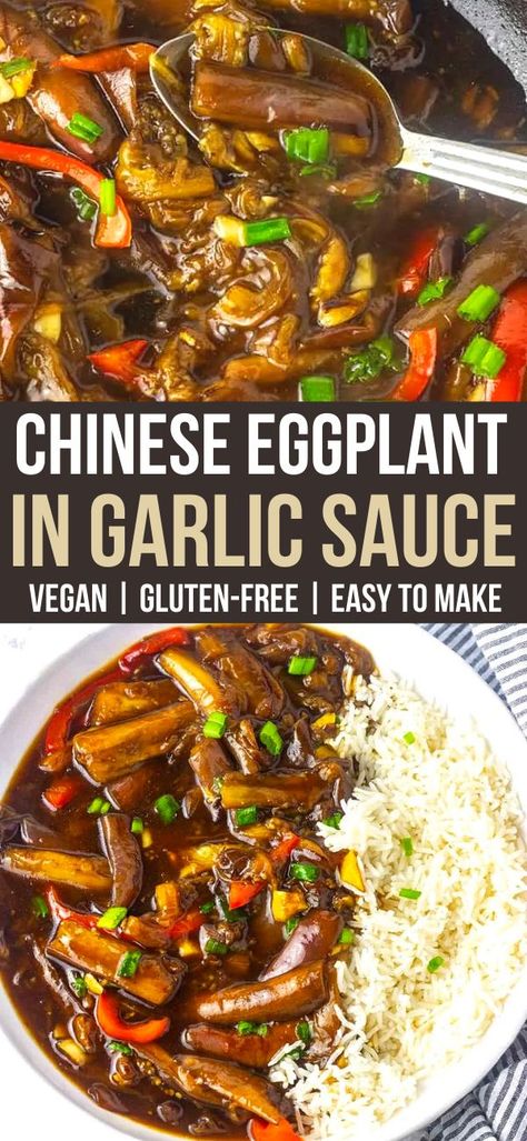 Garlic Eggplant, Eggplant Garlic Recipes, Eggplant Sauce Recipes, Eggplant In Garlic Sauce Recipes, Eggplant In Garlic Sauce, Egg Plant Stir Fry Recipes, Chinese Egg Plant Recipes, Eggplant Recipes Without Tomato Sauce, Asian Eggplant Recipes