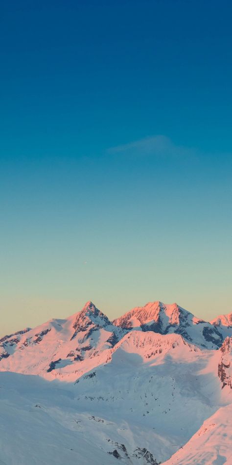 Sunset, horizon, clean sky, glacier, mountains, nature, 1080x2160 wallpaper Clean Iphone Wallpaper, Clean Iphone, Sunset Horizon, New Nature Wallpaper, Wallpaper Estetika, Mountain Wallpaper, Green Cleaning, Blue Wallpapers, Scenery Wallpaper