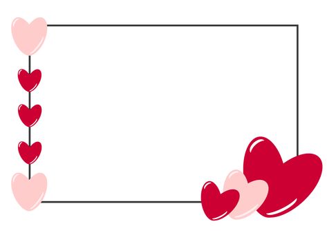 Free Clipart N Images: Free Valentine Card Template Selamat Hari Valentine, Valentine Card Template, Note Card Template, Valentine Template, Valentine Notes, Valentines Frames, Online Cards, Card Templates Printable, Heart Template