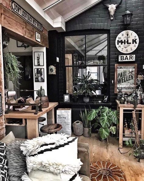 Weather Today, Rustic Kitchen Design, Fluffy Socks, Dark Home, Dark Interiors, Style Deco, Change In, Home Fashion, House Inspiration