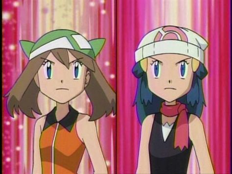 May and Dawn Pokémon Sinnoh, Pokemon Quiz, Pokemon Dawn, Pokemon Design, Pokémon Fanart, Anime 2023, Cartoon Superhero, Pokémon Characters, Pokemon Video Games