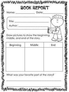 book report template first grade - Google Search Kindergarten Book Report, Book Report Template, 1st Grade Books, 2nd Grade Books, Book Report Projects, Book Reports, Kindergarten Books, Reading Logs, Kindergarten Lesson Plans