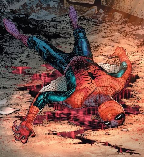 Spiderman Dead, Sketch Training, Spiderman Comic Covers, Spider Man Quotes, Jim Cheung, Spider Man Aesthetic, Spiderman Comic Art, Man Aesthetic, Spider Man Art