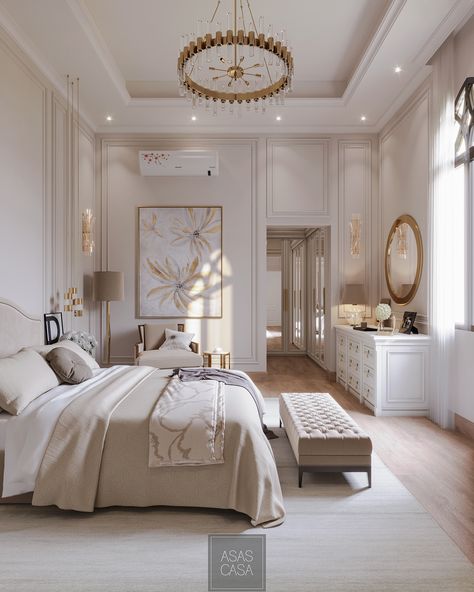 Royal Modern Bedroom, Modern English Bedroom, Dr Room, English Bedroom, Architecture Bedroom, Modern Classic Interior Design, Cloth Room, Modern Classic Interior, Royal Castle