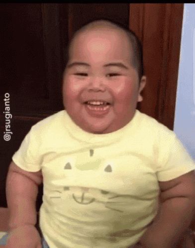 via GIPHY Giggle Gif, Smile Gif, Baby Fat, Daily Funny, Children Images, Baby Gif, Funny Photos, Funny Images, Cool Gifs