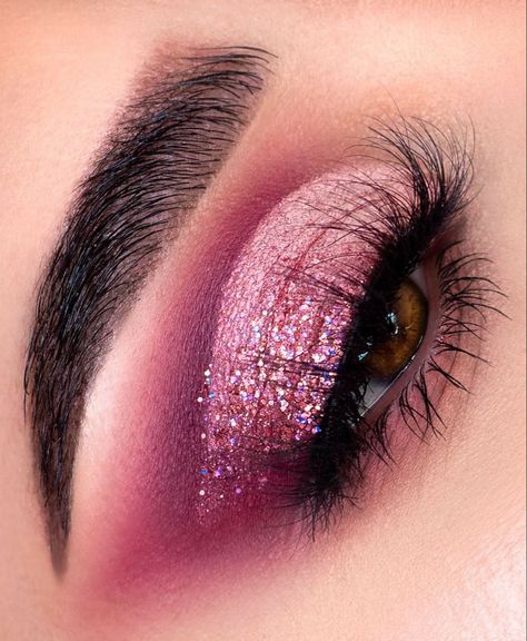 makeup makeup aesthetic makeup wallpaper makeup ideas makeup tutorial valentine day decor valentine day aesthetic woman fashion woman quotes makeup look natural makeup girl makeup vanity girl woman tattoo womans tattoos wom Birthday Makeup Pink Glitter, Soft Pink And Purple Eyeshadow Looks, Light Pink Eyeshadow Looks With Glitter, Pink Gold Makeup Looks, Pink Prom Makeup For Brown Eyes, Light Pink Quinceanera Makeup, Glitter Makeup Pink, Pink Chunky Glitter Eye Makeup, Pink Sparkle Eyeshadow Looks