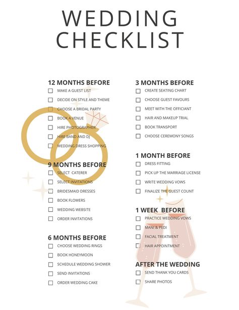 Wedding checklist countdown!! *This is a digital copy, nothing will be shipped to you. *To use this wedding checklist download the PDF. Wedding Buying Checklist, The Big Wedding Checklist, Ultimate Wedding Decor Checklist, Checklist Wedding Day, Solange Wedding, To Do List Mariage, Wedding Wishes Quotes, Wedding Checklist Budget, Wedding Ceremony Songs