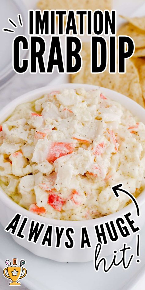 Imitation Crab Dip Crockpot Crab Dip, Dipping Sauces For Chicken, Creamy Crab, Fluff Desserts, Crab Dip, Easy Dips, Crab Recipes, Party Appetizer, Yummy Dips