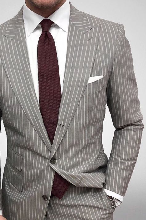 Light Grey Pinstripe Suit Men, Gray Pinstripe Suit Men, Grey Pinstripe Suit Men, Pinstripe Suits Men, Pin Stripe Suit Mens, Mens Pinstripe Suit, Custom Tailored Suits, Grey Pinstripe Suit, Grey Suits