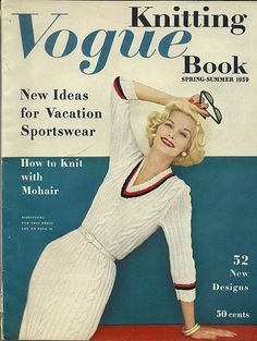 Vogue Knitting Magazine, Vintage Knitwear, Yarn Craft, Vogue Knitting, Crochet Magazine, Knitting Magazine, Vintage Knitting Patterns, Knitting Books, Crochet Books