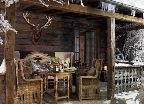 ralph lauren cottage style | ... Country Home Decor Ideas, Rustic Elegance from Ralph Lauren Home Alpine Lodge, Lodge Homes, Rustic Country Home, Elegant Country, Wicker Chairs, Cabin Style, Cabins And Cottages, Country Style Homes, Rustic Living