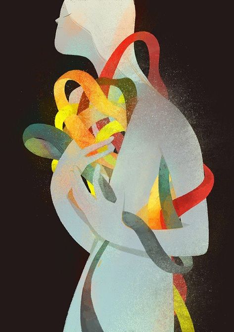 Emotion Illustration Feelings, Confusion Illustration, Happy Illustration Art, Comfort Illustration, Emotional Illustration, Experience Illustration, Expressive Illustration, Passion Illustration, Song Illustration