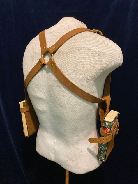 Tree Knight, Book Harness, Book Holster, Fantasy Animation, Caleb Widogast, Critical Role Cosplay, Shoulder Harness, Thigh Holster, Book Character Costumes