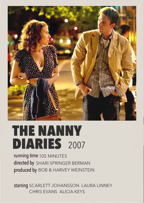 Nanny Diaries, The Nanny Diaries, Diary Movie, Y2k Nostalgia, Laura Linney, Polaroid Posters, Comfort Movies, The Nanny, Harvey Weinstein