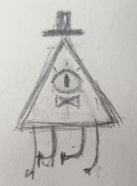 Bill Cypher, فنسنت فان جوخ, Abstract Tattoo Ideas, Abstract Tattoos, Gravity Falls Bill Cipher, Gravity Falls Bill, Bill Cipher, Easy Doodle Art, Easy Doodles Drawings