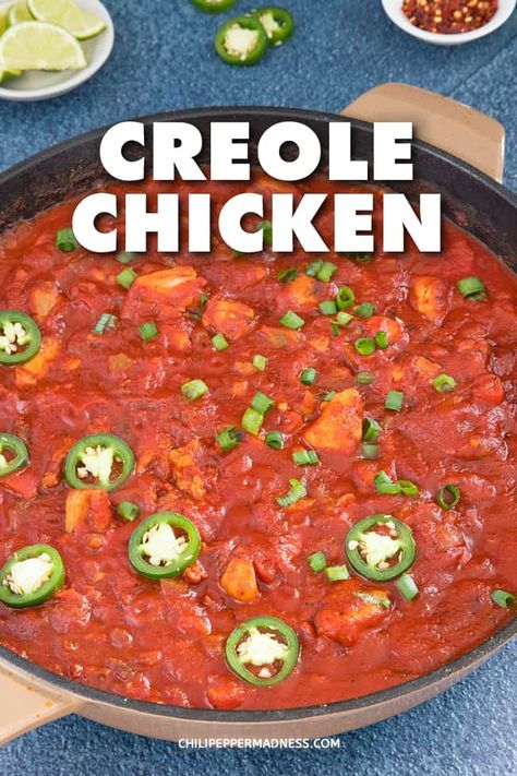 Chicken Creole Recipe New Orleans, Creole Chicken And Rice, Creole Chicken Recipes, Creole Stewed Chicken, Easy Creole Sauce, Chicken And Shrimp Creole Recipe, Creole Chicken And Sausage, Chicken Sauce Piquant, Chicken Creole Recipe