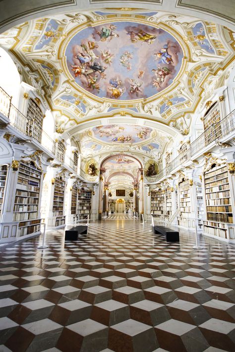 Library In Austria, Austria Library Aesthetic, Admont Library, Vienna Library, Vienna Austria Aesthetic, Austrian Culture, Library Vienna, Austria Vienna, Dream Library