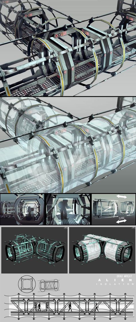 Concept Art Environment, Scifi Environment, Art Environment, Sci Fi Architecture, Alien Isolation, Spaceship Interior, Sci Fi Design, Sci Fi Environment, Starship Design